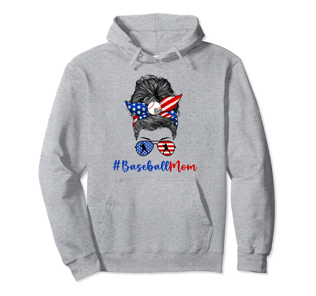Baseball Mom Baseball Player Mom Hoodie - Fun Novelty Design for Adults - T-Shirt, Sweatshirt, Hoodie