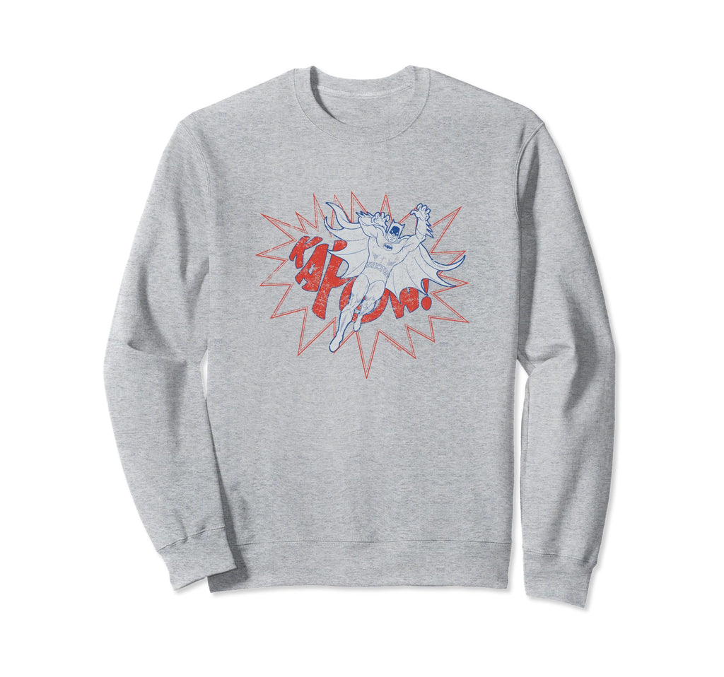 Batman Distressed 60S Comic Caped Sweatshirt - Graphic Print Men Women - T-Shirt, Sweatshirt, Hoodie