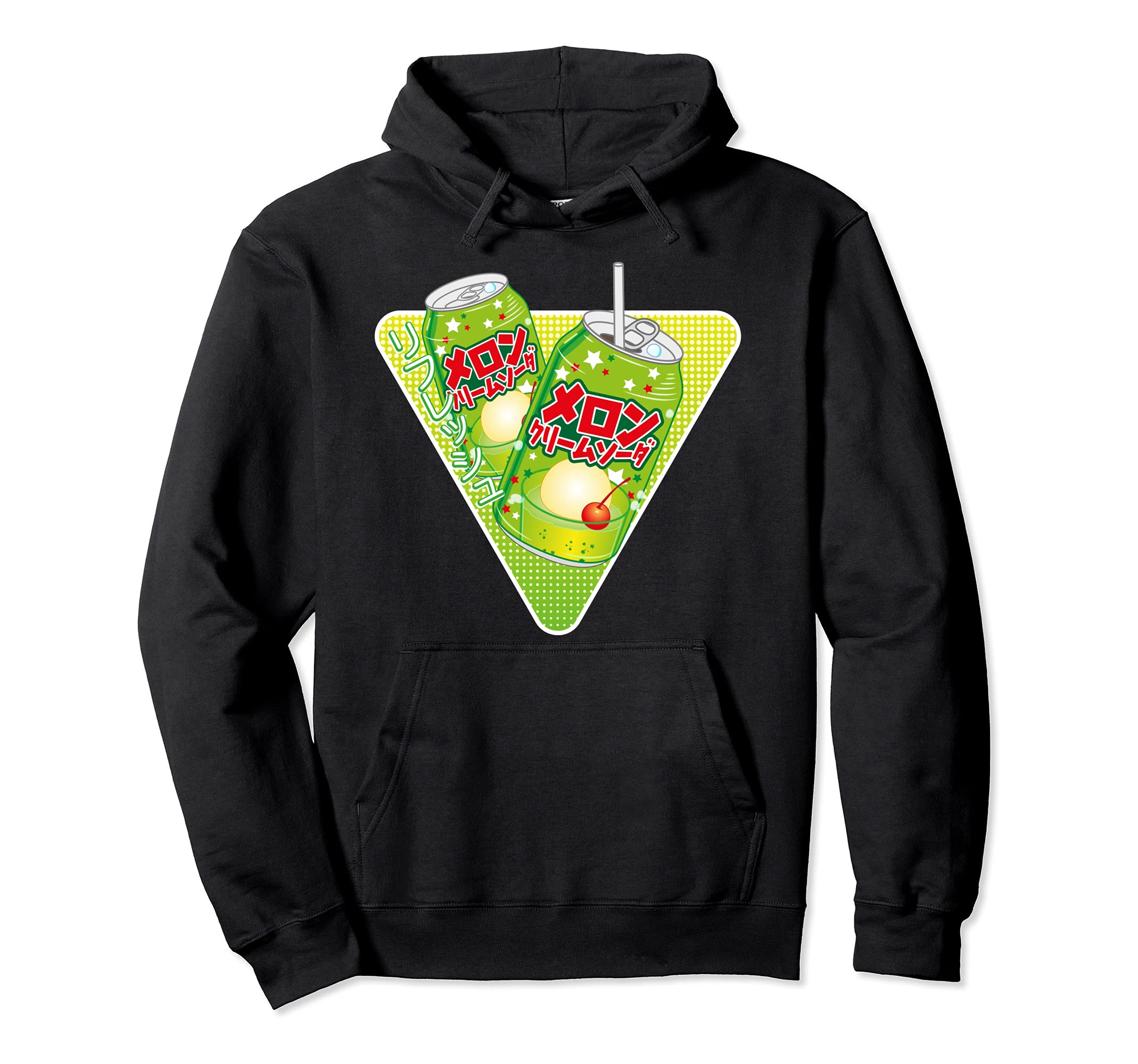 Kawaii Melon Soda Vaporwave Hoodie - Casual Everyday Wear for Adults - T-Shirt, Sweatshirt, Hoodie