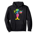 1970S Tie Dye Groovy Alien Peace Hoodie - Unique Graphic Men Women - T-Shirt, Sweatshirt, Hoodie