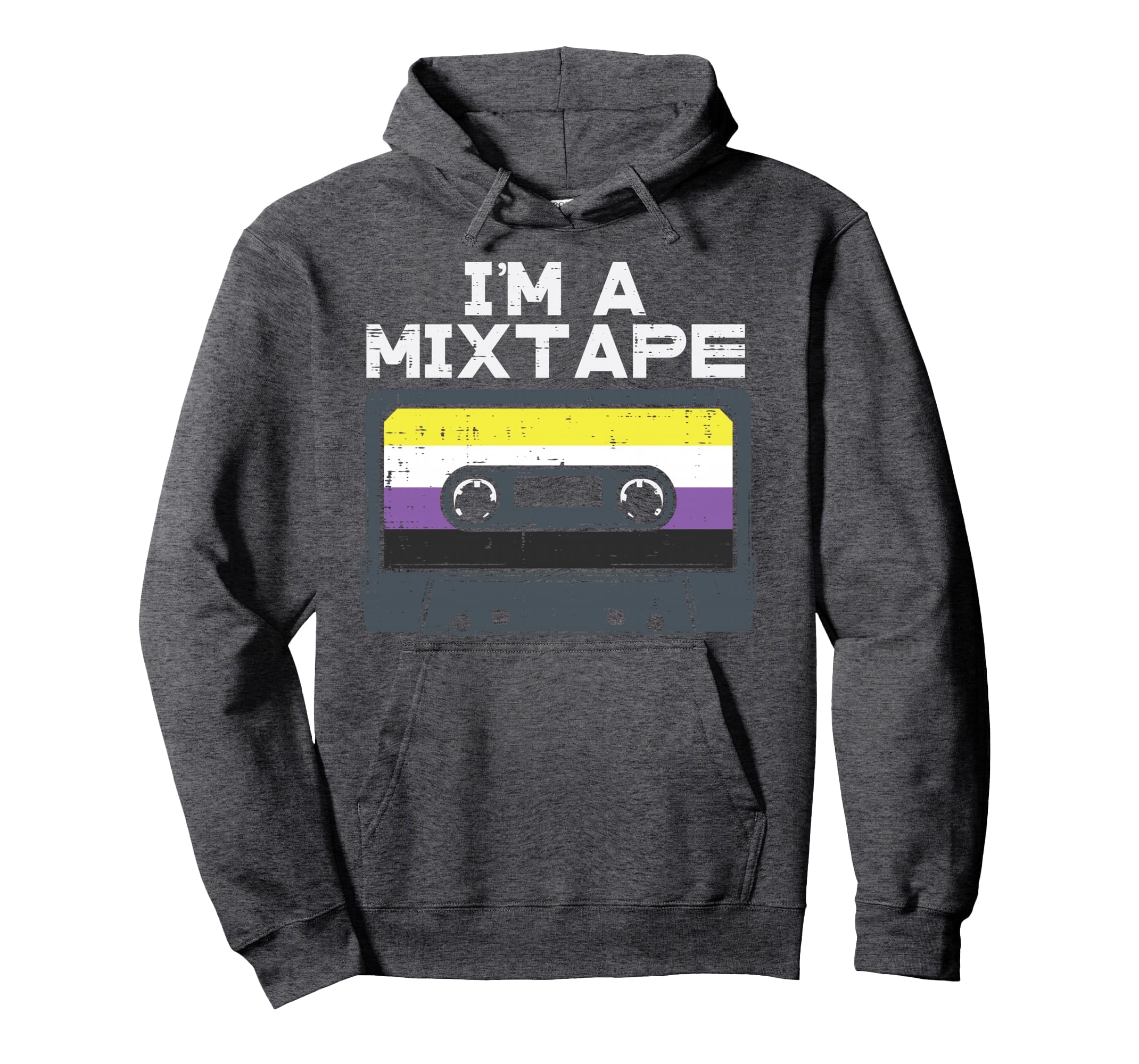 Im Mixtape Cassette Lgbtq Non Hoodie - Casual Everyday Wear for Adults - T-Shirt, Sweatshirt, Hoodie