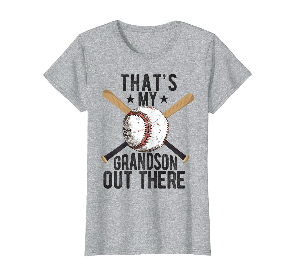 Thats My Grandson Out There Baseball T-Shirt - Minimalist Print Men Women - T-Shirt, Sweatshirt, Hoodie