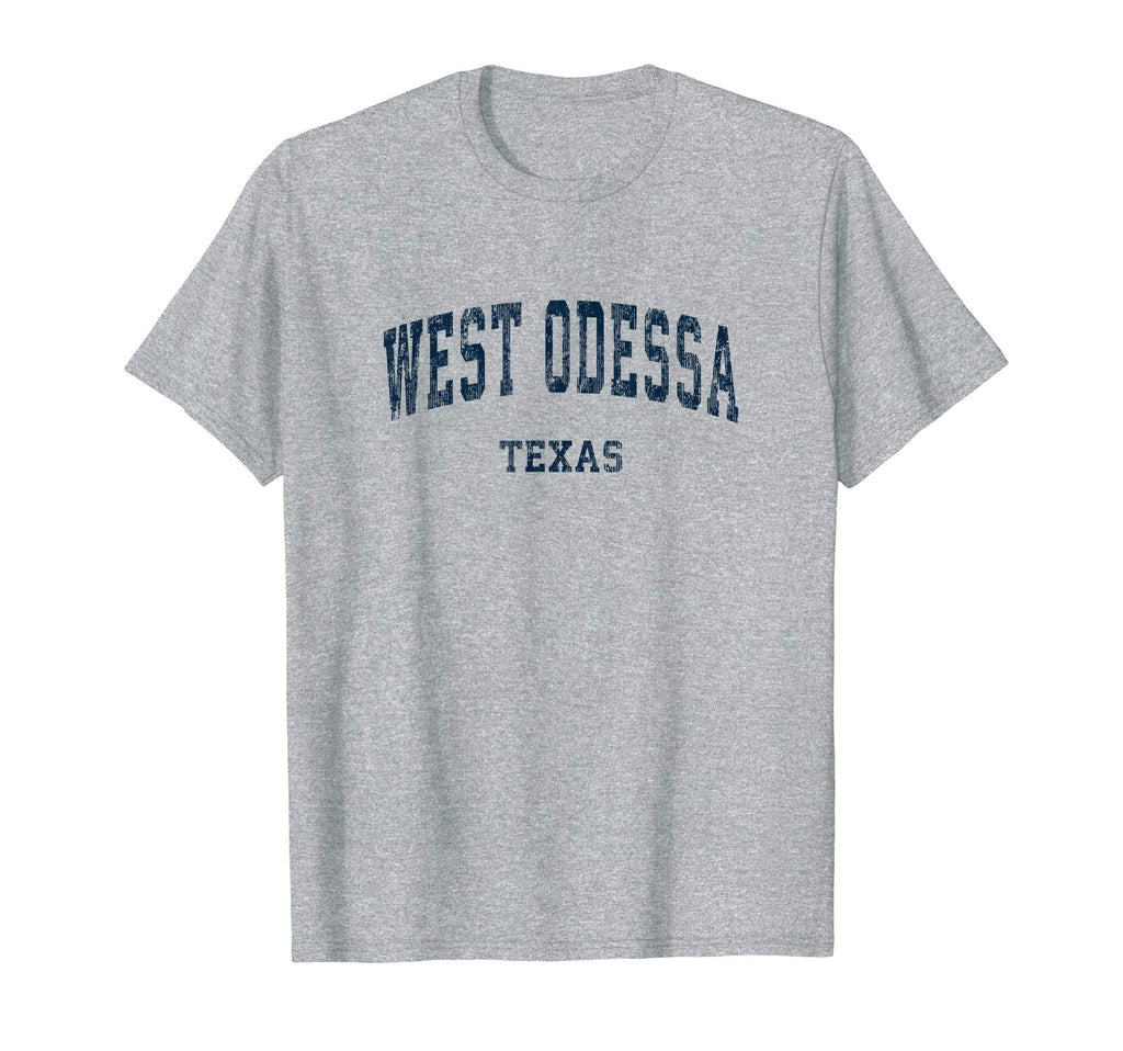 West Odessa Texas Tx Varsity Sports Navy T-Shirt - Aesthetic Graphic Unisex - T-Shirt, Sweatshirt, Hoodie