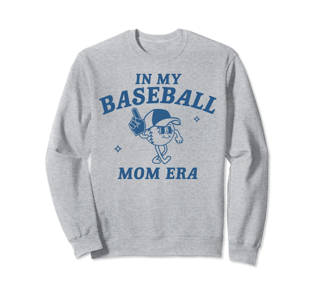 My Baseball Mom Era Game Day Mama Sweatshirt - Custom Art Print for Adults - T-Shirt, Sweatshirt, Hoodie