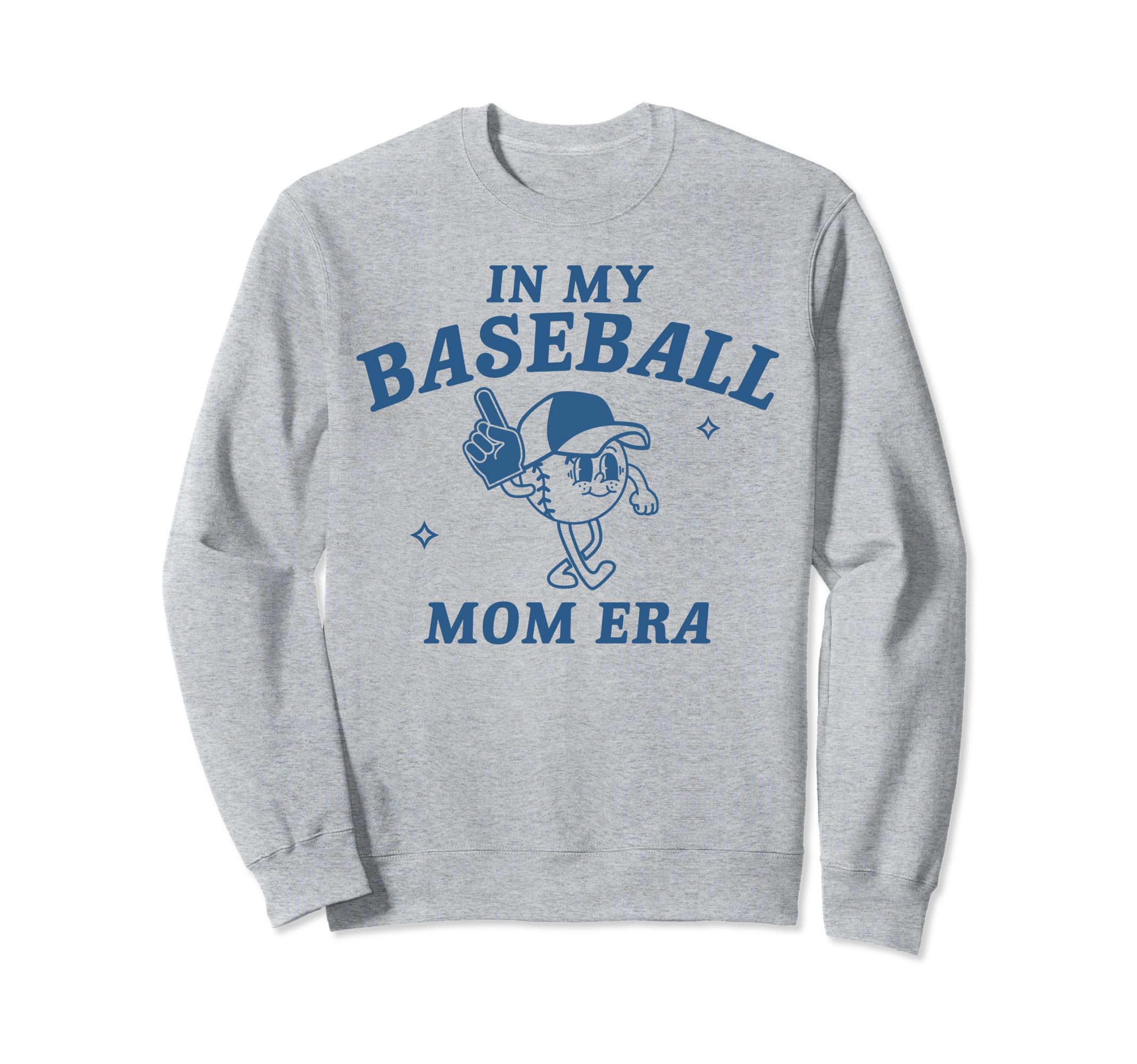 My Baseball Mom Era Game Day Mama Sweatshirt - Custom Art Print for Adults - T-Shirt, Sweatshirt, Hoodie