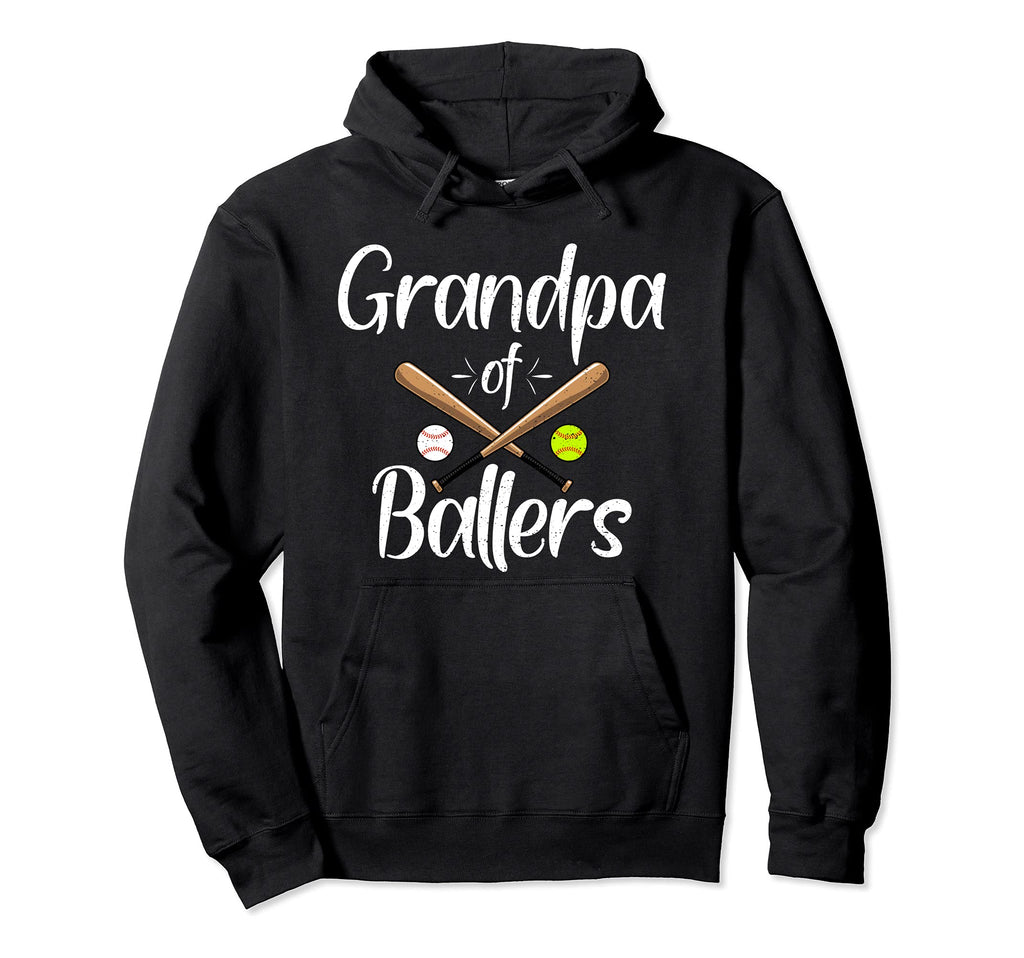 Baller Fathers Day Grandpa Ballers Hoodie - Custom Art Print Men Women - T-Shirt, Sweatshirt, Hoodie