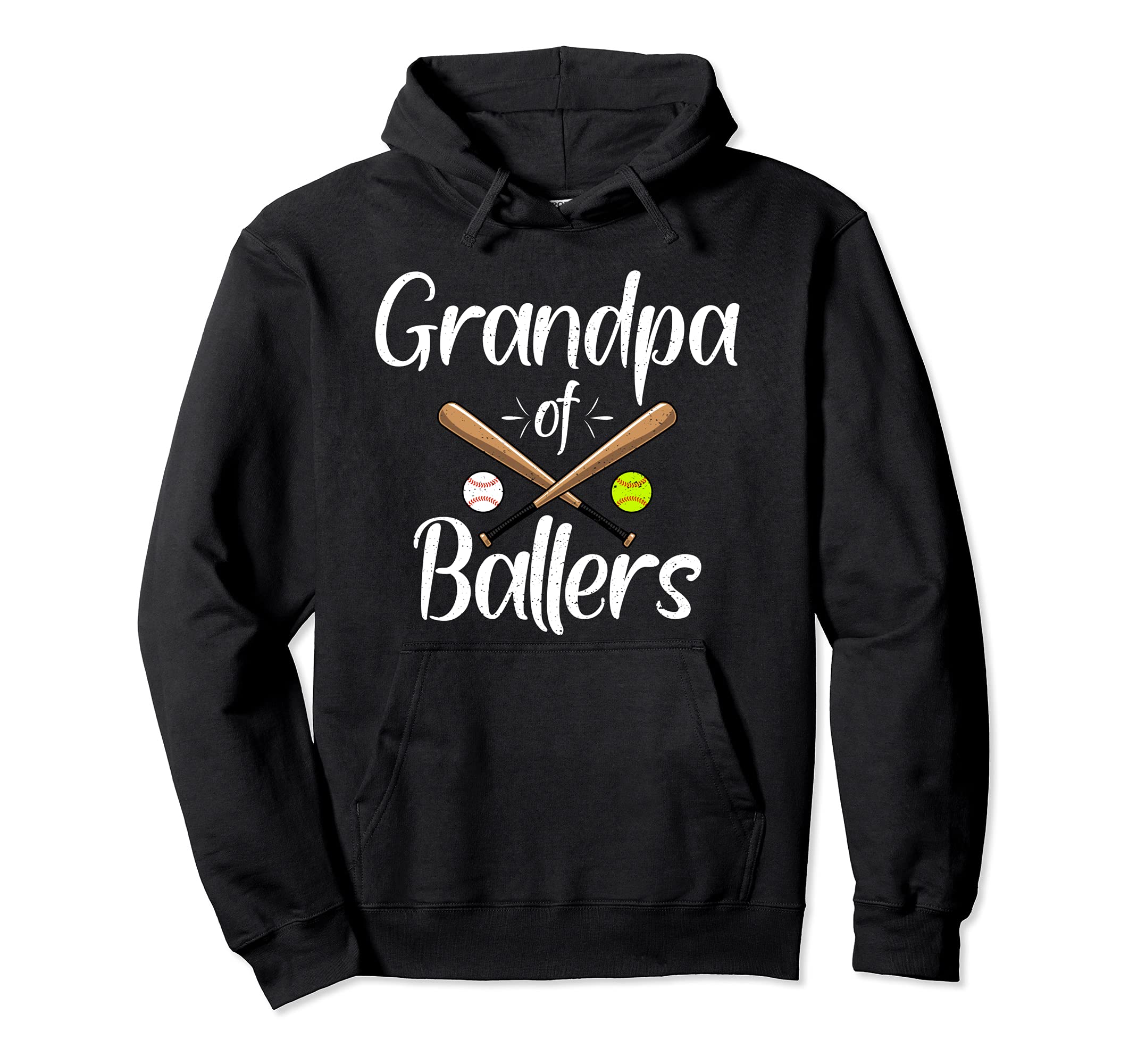 Baller Fathers Day Grandpa Ballers Hoodie - Custom Art Print Men Women - T-Shirt, Sweatshirt, Hoodie