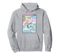Surfing Toaster Happy Toast Japan Hoodie - Aesthetic Graphic for Adults - T-Shirt, Sweatshirt, Hoodie