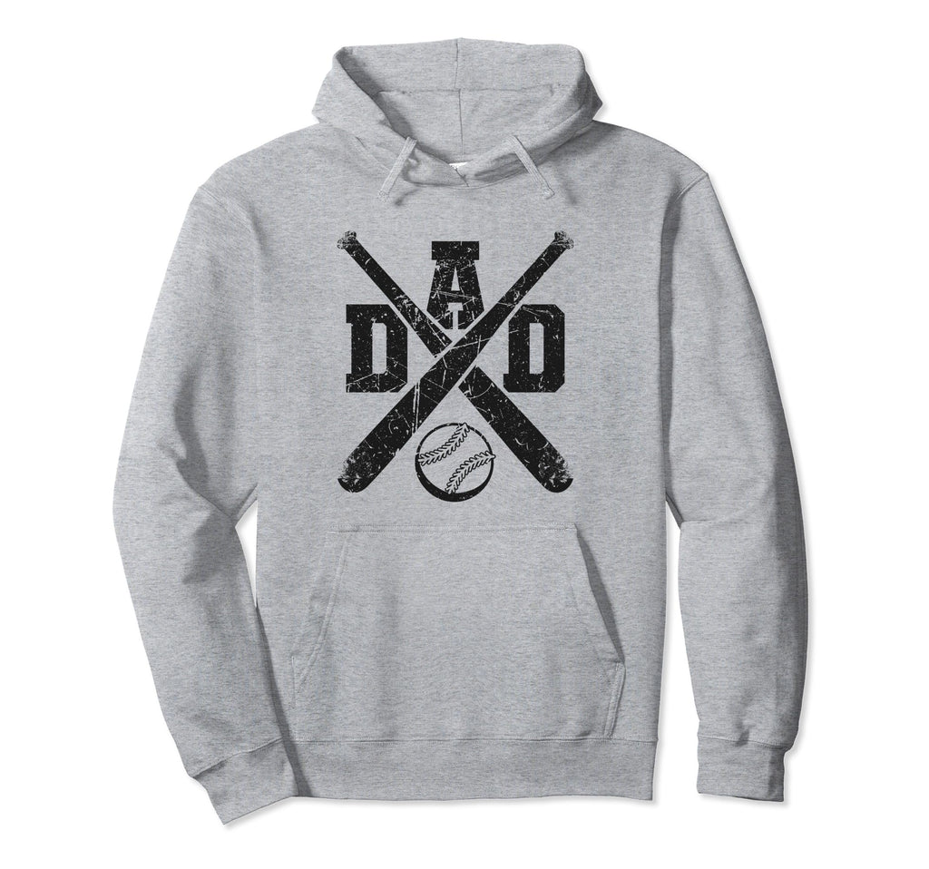 Baseball Dad Funny Sporty Hoodie - Casual Everyday Wear for Adults - T-Shirt, Sweatshirt, Hoodie