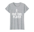 Gift Baseball Team Player Funny Five T-Shirt - Custom Art Print for Adults - T-Shirt, Sweatshirt, Hoodie