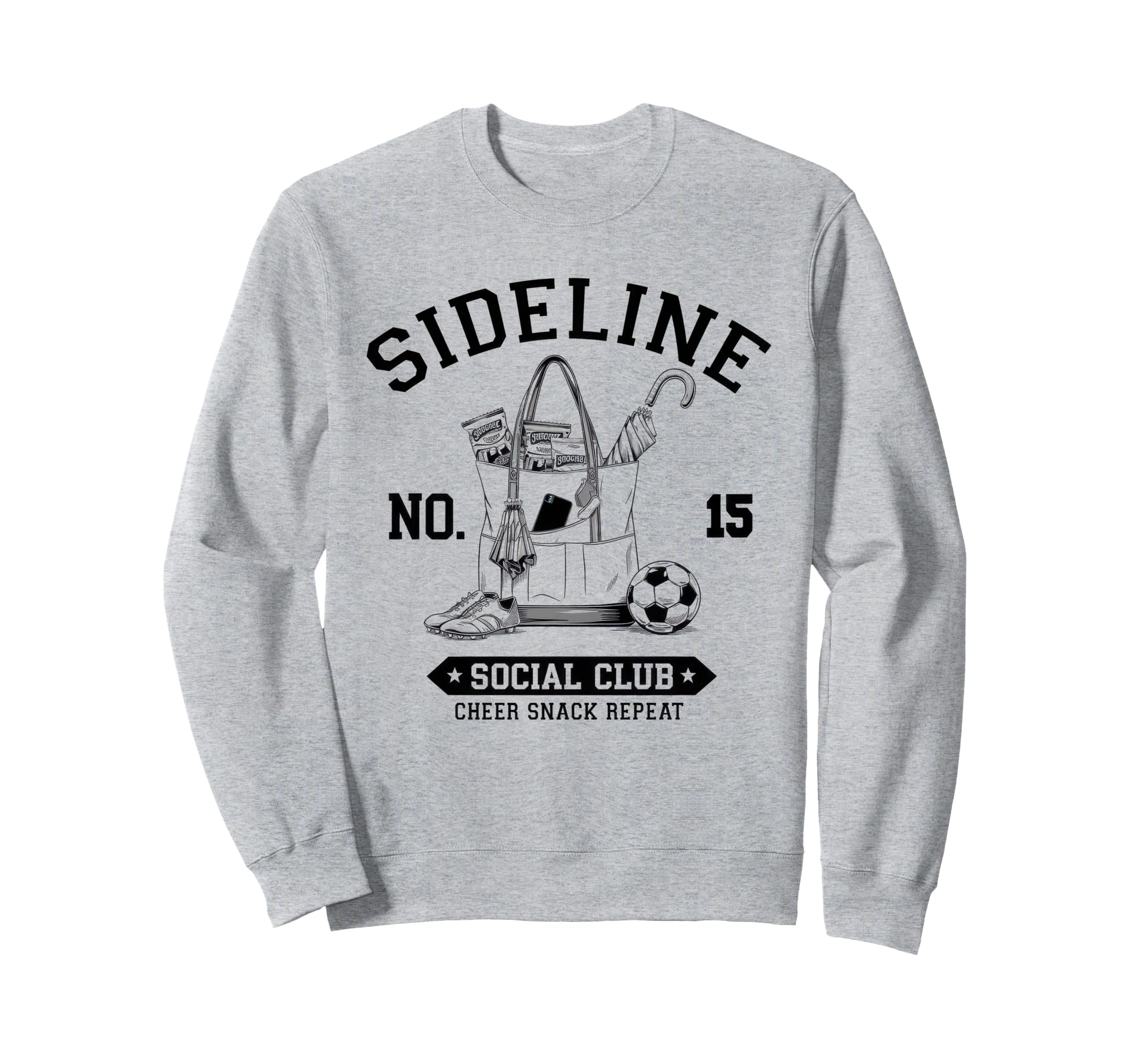 Sideline Social Club Soccer Mom Game Sweatshirt - Streetwear Style Unisex - T-Shirt, Sweatshirt, Hoodie