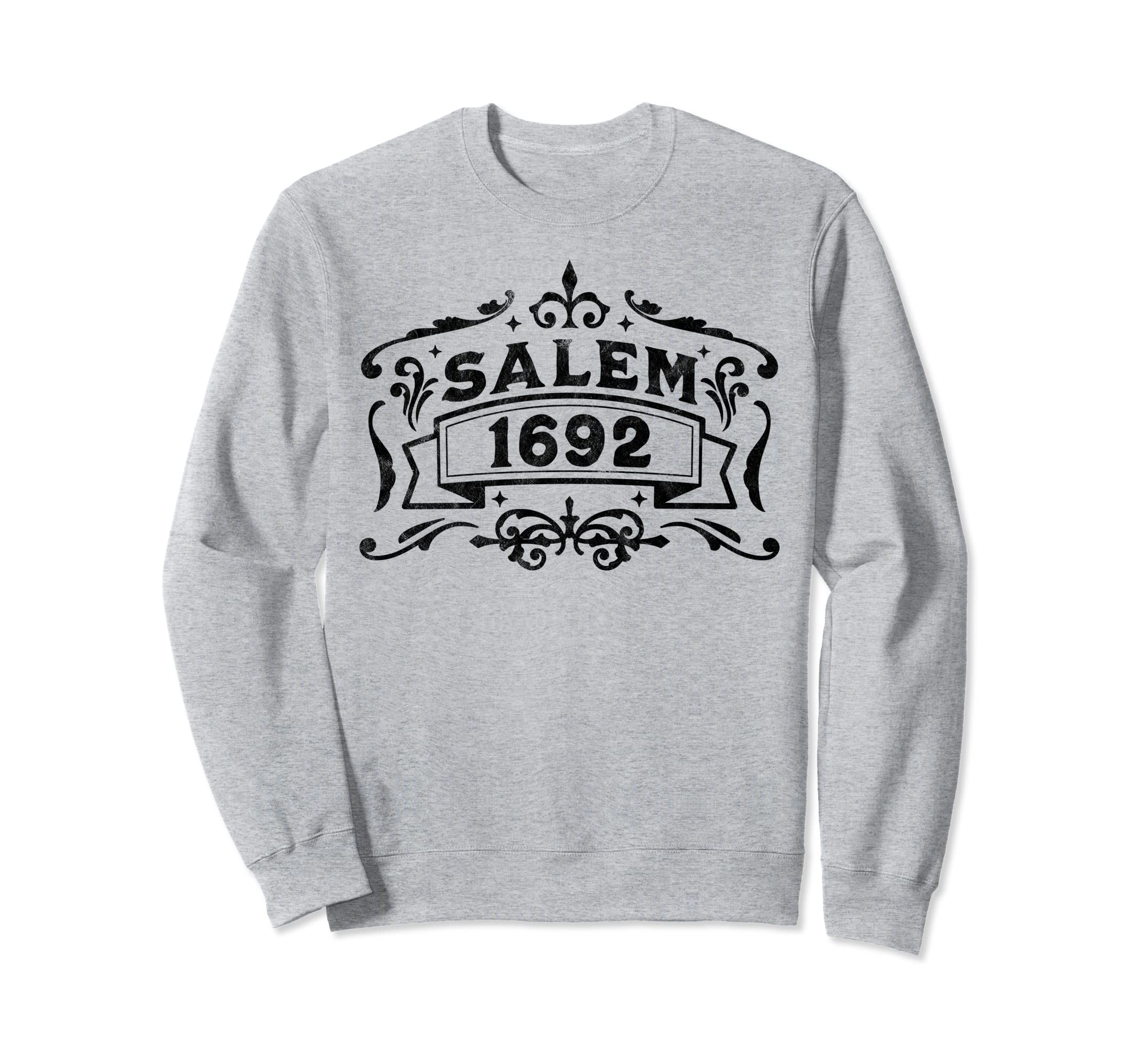 Salem 1692 Salem Witch Trials Sweatshirt - Fun Novelty Design for Adults - T-Shirt, Sweatshirt, Hoodie