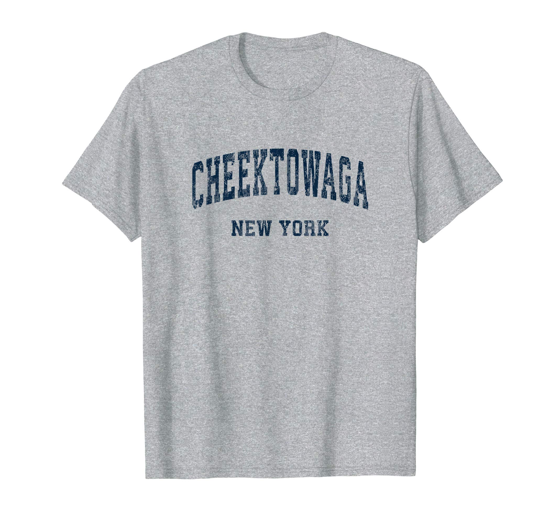 Cheektowaga New York Ny Varsity Sports Navy T-Shirt - Graphic Print Unisex - T-Shirt, Sweatshirt, Hoodie