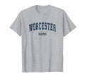 Worcester Massachusetts Ma Varsity T-Shirt - Novelty Apparel for Adults - T-Shirt, Sweatshirt, Hoodie