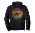 Helicopter Flying Pilot Distressed Hoodie - Novelty Apparel Men Women - T-Shirt, Sweatshirt, Hoodie