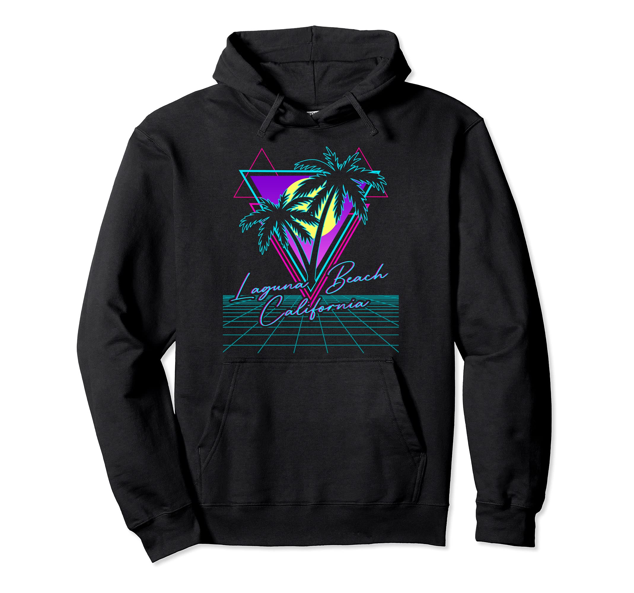 Laguna Beach California Trip 80S Hoodie - Aesthetic Graphic Unisex - T-Shirt, Sweatshirt, Hoodie