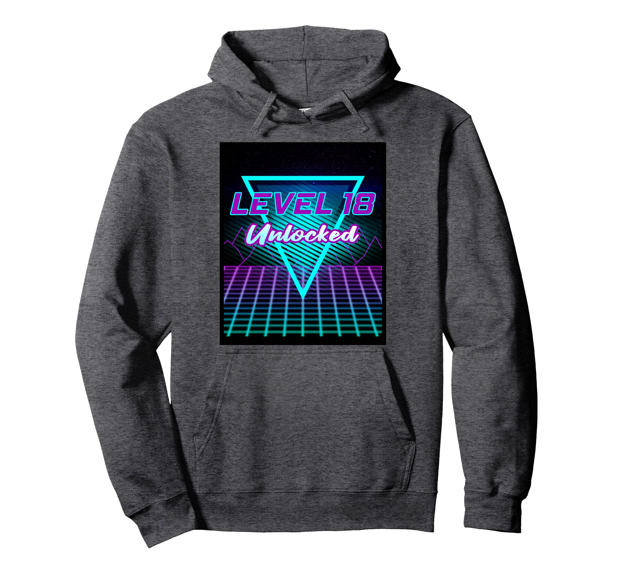 18Th Birthday Aesthetic Vaporwave Hoodie - Casual Everyday Wear for Adults - T-Shirt, Sweatshirt, Hoodie