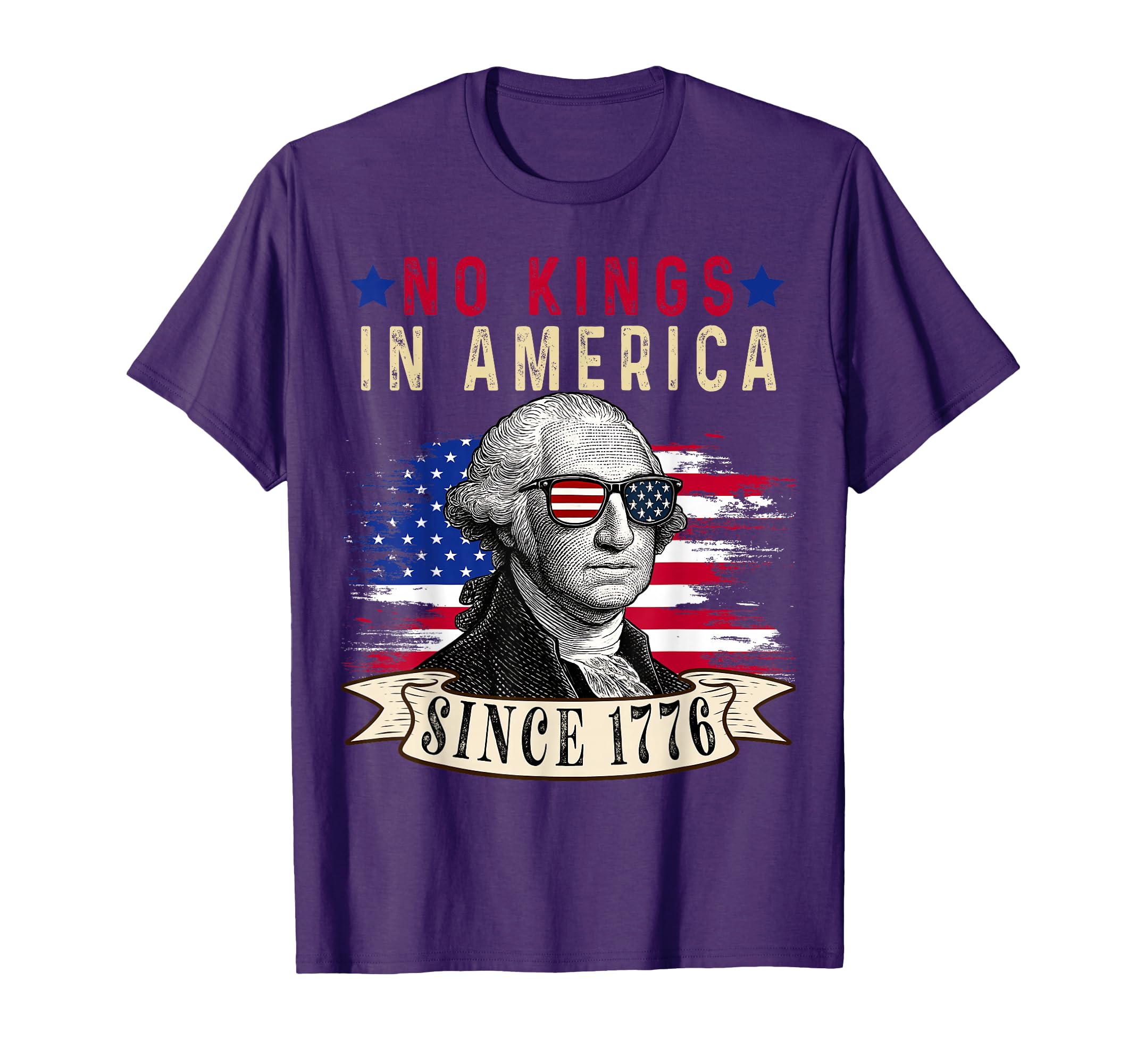 No Kings America Since 1776 T-Shirt - Aesthetic Graphic for Adults - T-Shirt, Sweatshirt, Hoodie