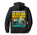 Old Camera Funny Photographer Gift Hoodie - Streetwear Style Unisex - T-Shirt, Sweatshirt, Hoodie