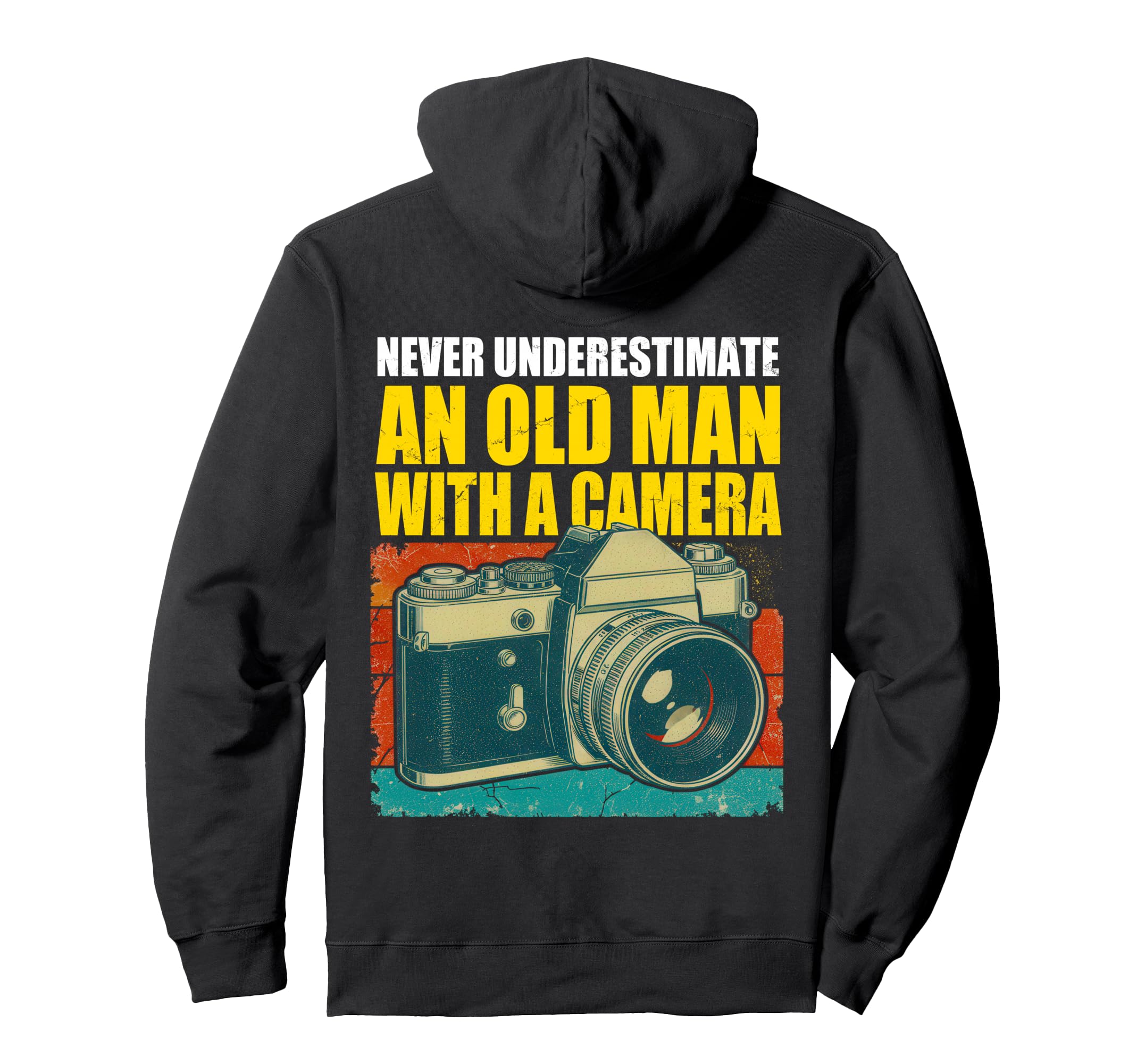 Old Camera Funny Photographer Gift Hoodie - Streetwear Style Unisex - T-Shirt, Sweatshirt, Hoodie