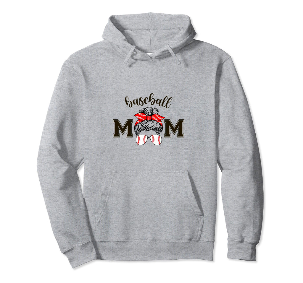 Baseball Mom Baseball Mom Hoodie - Graphic Print Men Women - T-Shirt, Sweatshirt, Hoodie