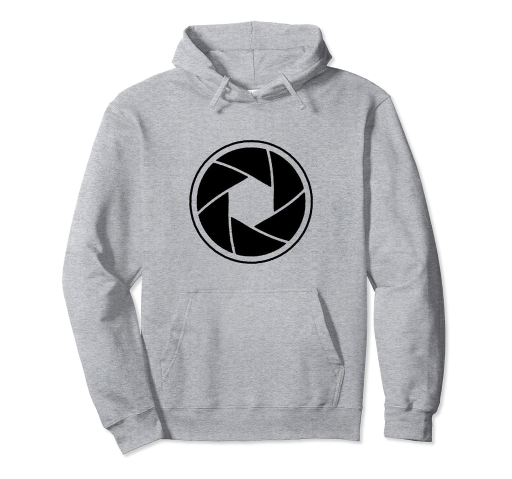 Minimalist Camera Shutter Simple Hoodie - Novelty Apparel Men Women - T-Shirt, Sweatshirt, Hoodie