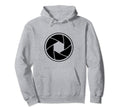 Minimalist Camera Shutter Simple Hoodie - Novelty Apparel Men Women - T-Shirt, Sweatshirt, Hoodie