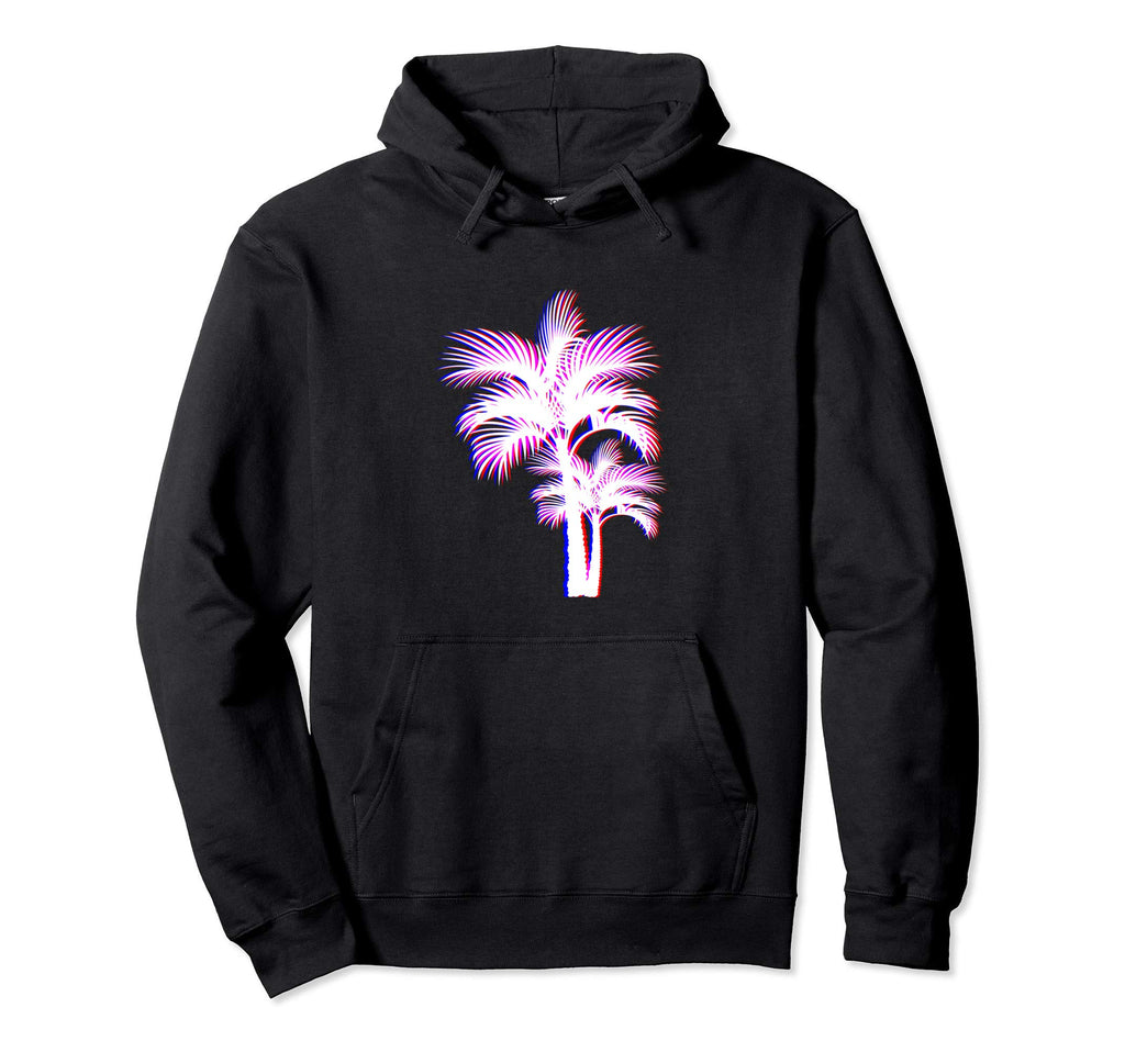 Aesthete Pastel Palm Tree Dream Island Hoodie - Fun Novelty Design Unisex - T-Shirt, Sweatshirt, Hoodie