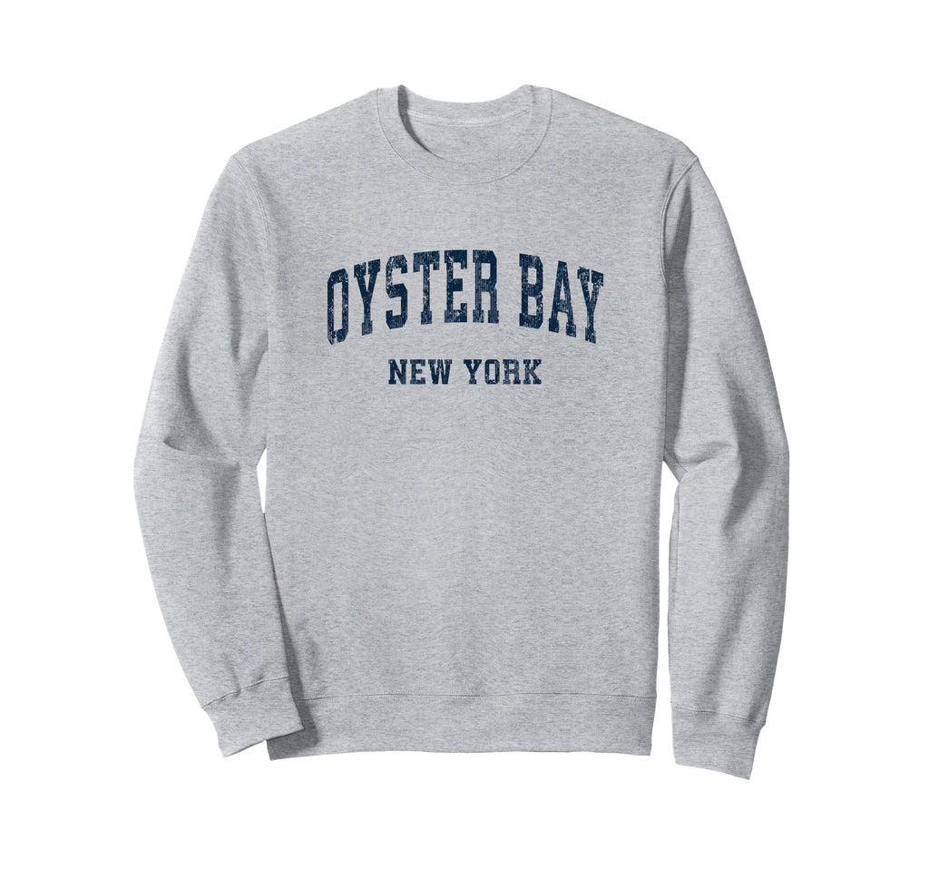 Oyster Bay New York Ny Varsity Sweatshirt - Minimalist Print Men Women - T-Shirt, Sweatshirt, Hoodie