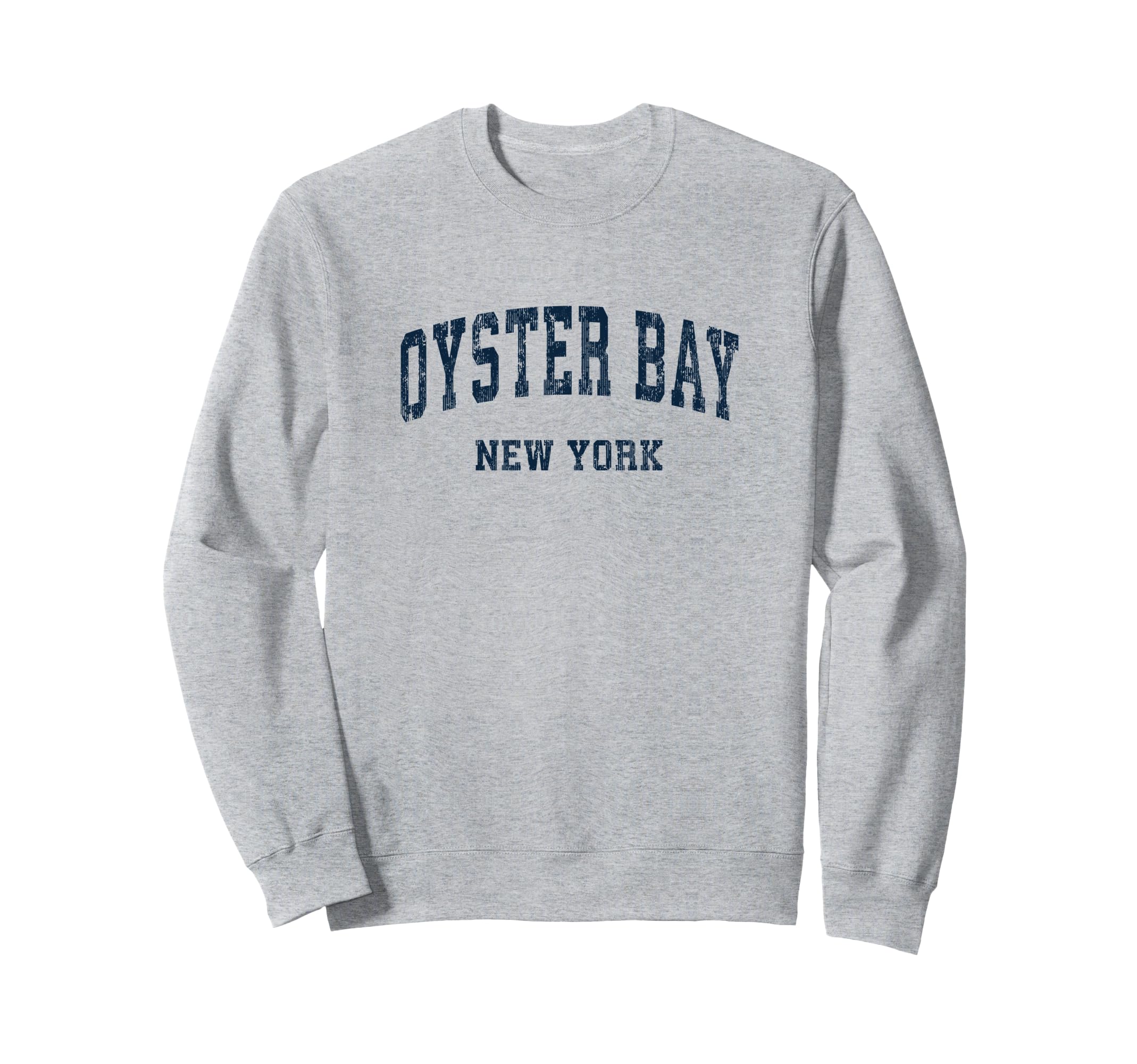 Oyster Bay New York Ny Varsity Sweatshirt - Minimalist Print Men Women - T-Shirt, Sweatshirt, Hoodie