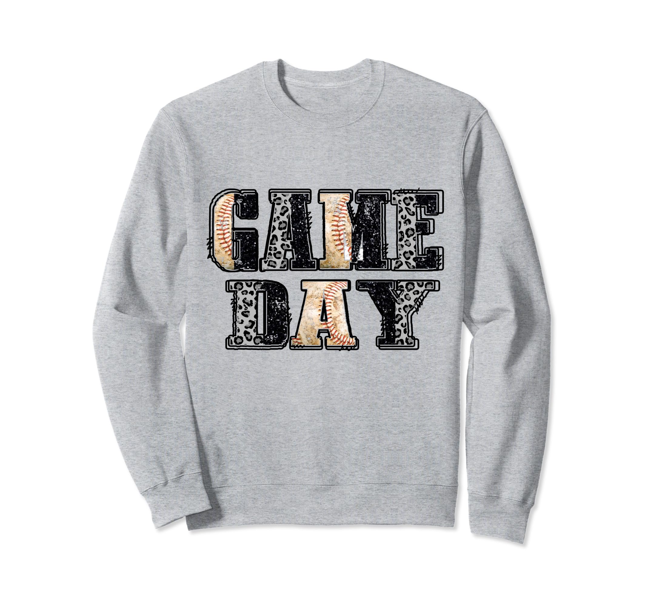 Game Day Baseball Sweatshirt - Minimalist Print Men Women - T-Shirt, Sweatshirt, Hoodie