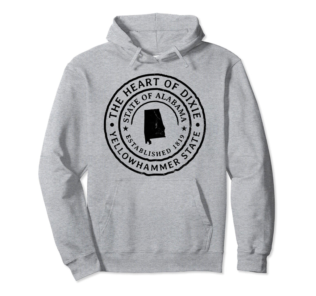 Alabama Yellowhammer Home State Distressed Hoodie - Trendy Graphic Unisex - T-Shirt, Sweatshirt, Hoodie