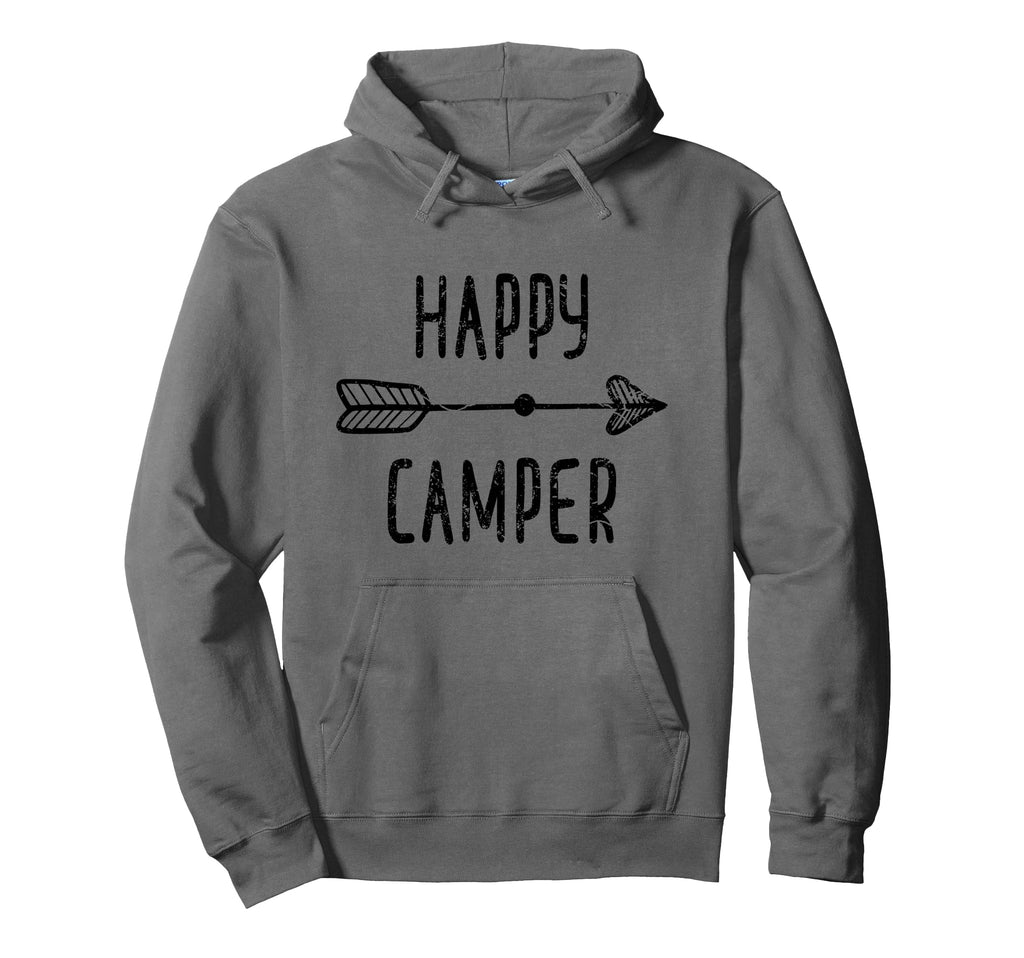 Arrow Happy Camper Camping Outfit Boho Hoodie - Graphic Print for Adults - T-Shirt, Sweatshirt, Hoodie