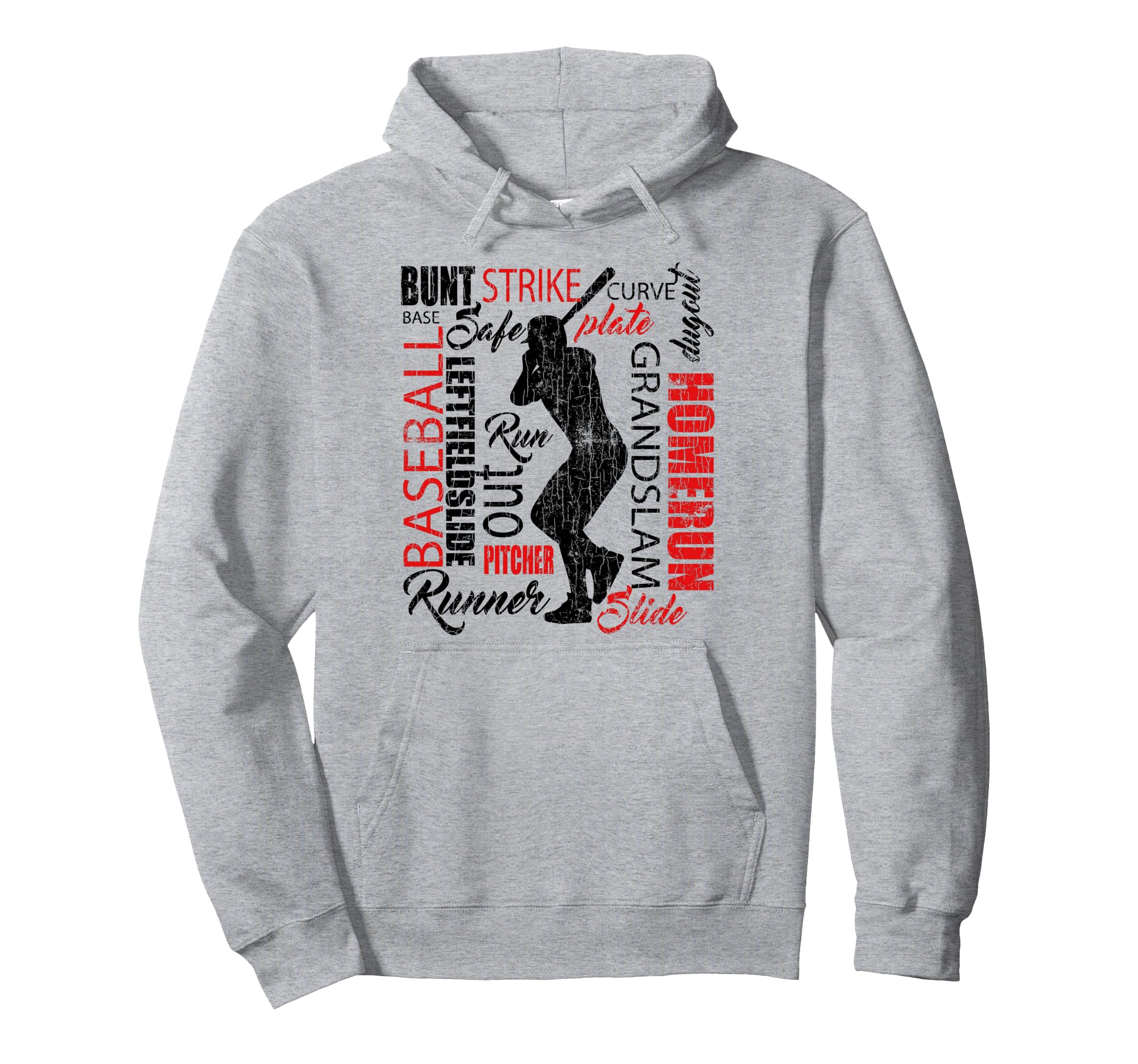 Baseball Batter Pitcher Funny Player Hoodie - Streetwear Style Men Women - T-Shirt, Sweatshirt, Hoodie