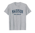 Madison New Jersey Nj Varsity Sports T-Shirt - Unique Graphic for Adults - T-Shirt, Sweatshirt, Hoodie