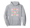 Macarons And Bows Coquette Aesthetic Hoodie - Aesthetic Graphic for Adults - T-Shirt, Sweatshirt, Hoodie