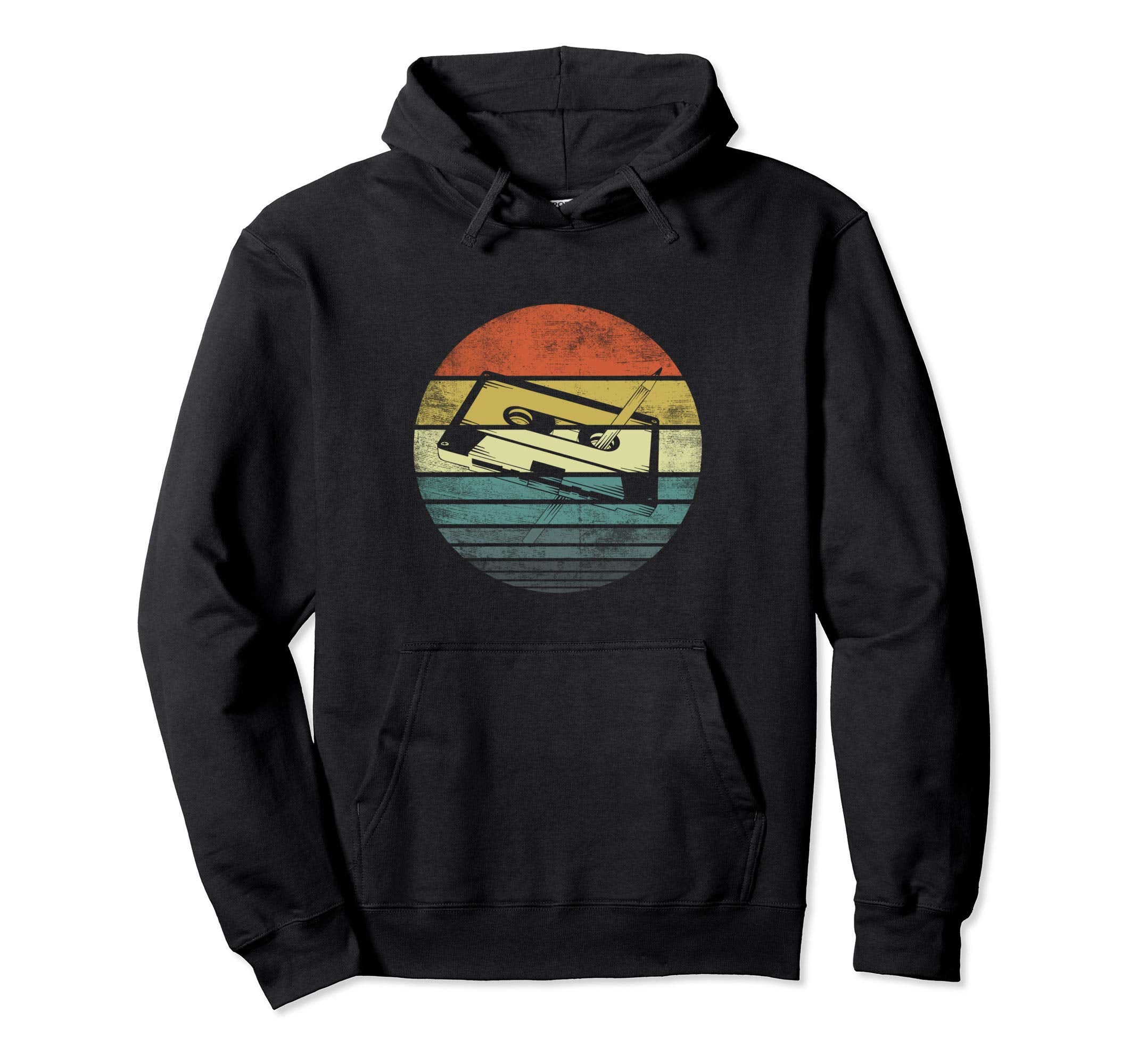 Music Lover Gifts Funny Cassette Hoodie - Fun Novelty Design for Adults - T-Shirt, Sweatshirt, Hoodie