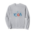 Distressed Colorful Yoga Sweatshirt - Graphic Print Unisex - T-Shirt, Sweatshirt, Hoodie