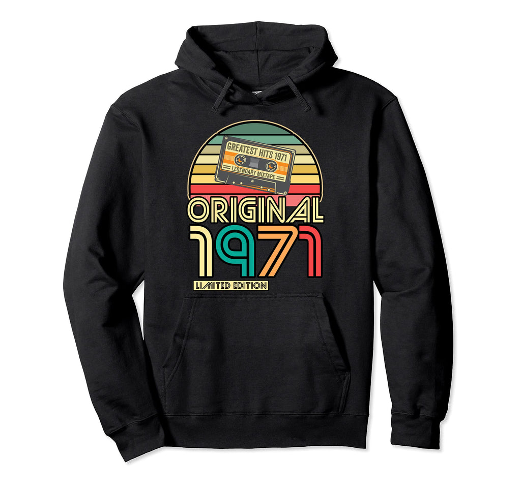 Legendary Since 1971 Birthday 1971 Hoodie - Custom Art Print Men Women - T-Shirt, Sweatshirt, Hoodie