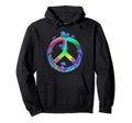 Magic Mushrooms Peace Sign Psychedelic Hoodie - Minimalist Print Men Women - T-Shirt, Sweatshirt, Hoodie