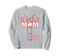 Baseball Mom 36 Number 36 Jersey Sweatshirt - Streetwear Style Men Women - T-Shirt, Sweatshirt, Hoodie
