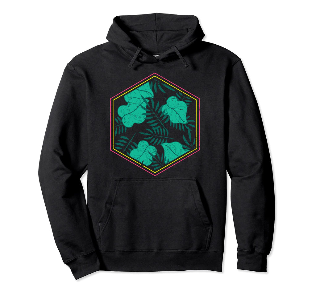 1990S Aesthetic Palm Tree Leaves 80S Hoodie - Aesthetic Graphic Men Women - T-Shirt, Sweatshirt, Hoodie