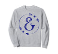 Initial E Monogram Boho Name Letter E5 Sweatshirt - Graphic Print Men Women - T-Shirt, Sweatshirt, Hoodie
