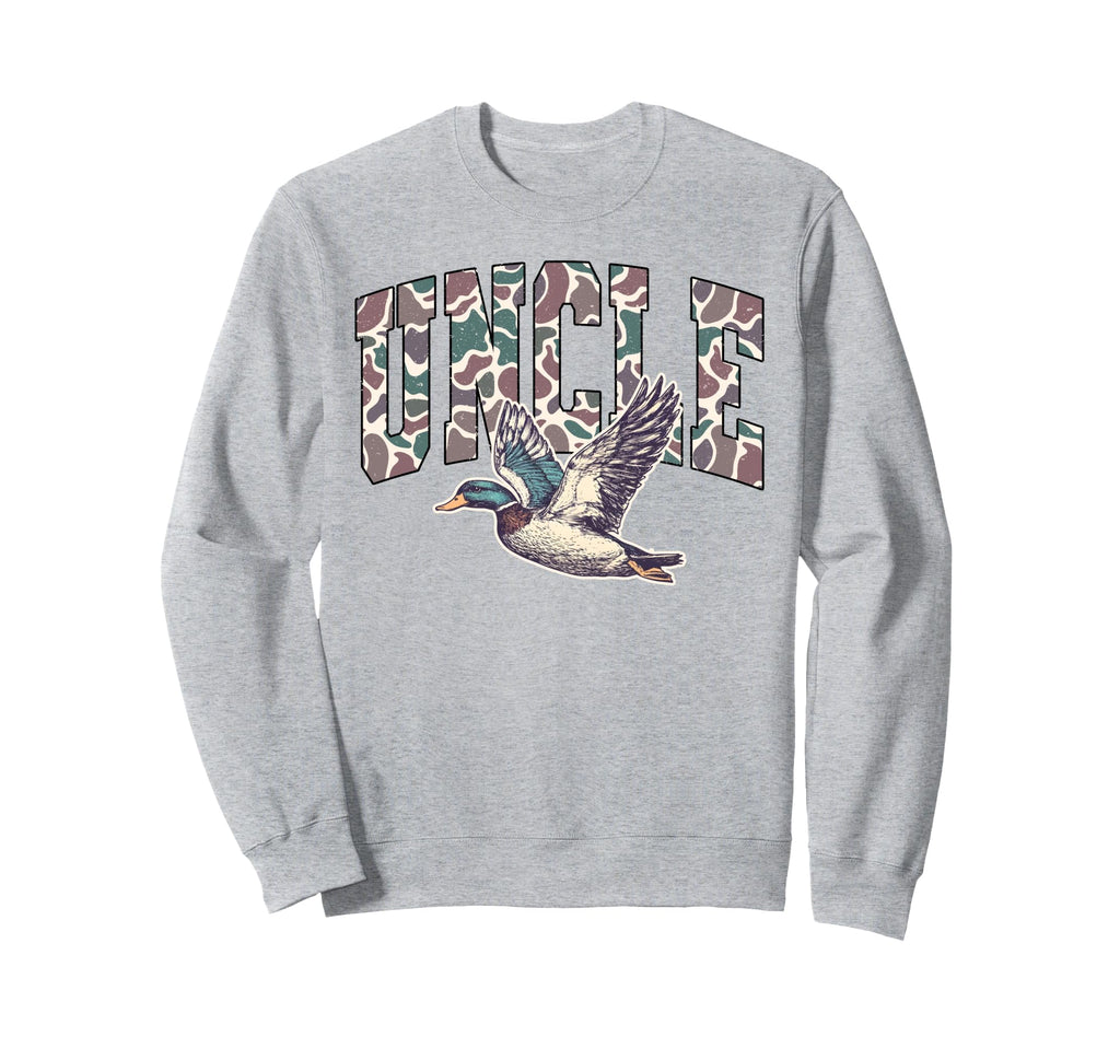 Hunting Uncle Waterfowl Duck Sweatshirt - Casual Everyday Wear Men Women - T-Shirt, Sweatshirt, Hoodie