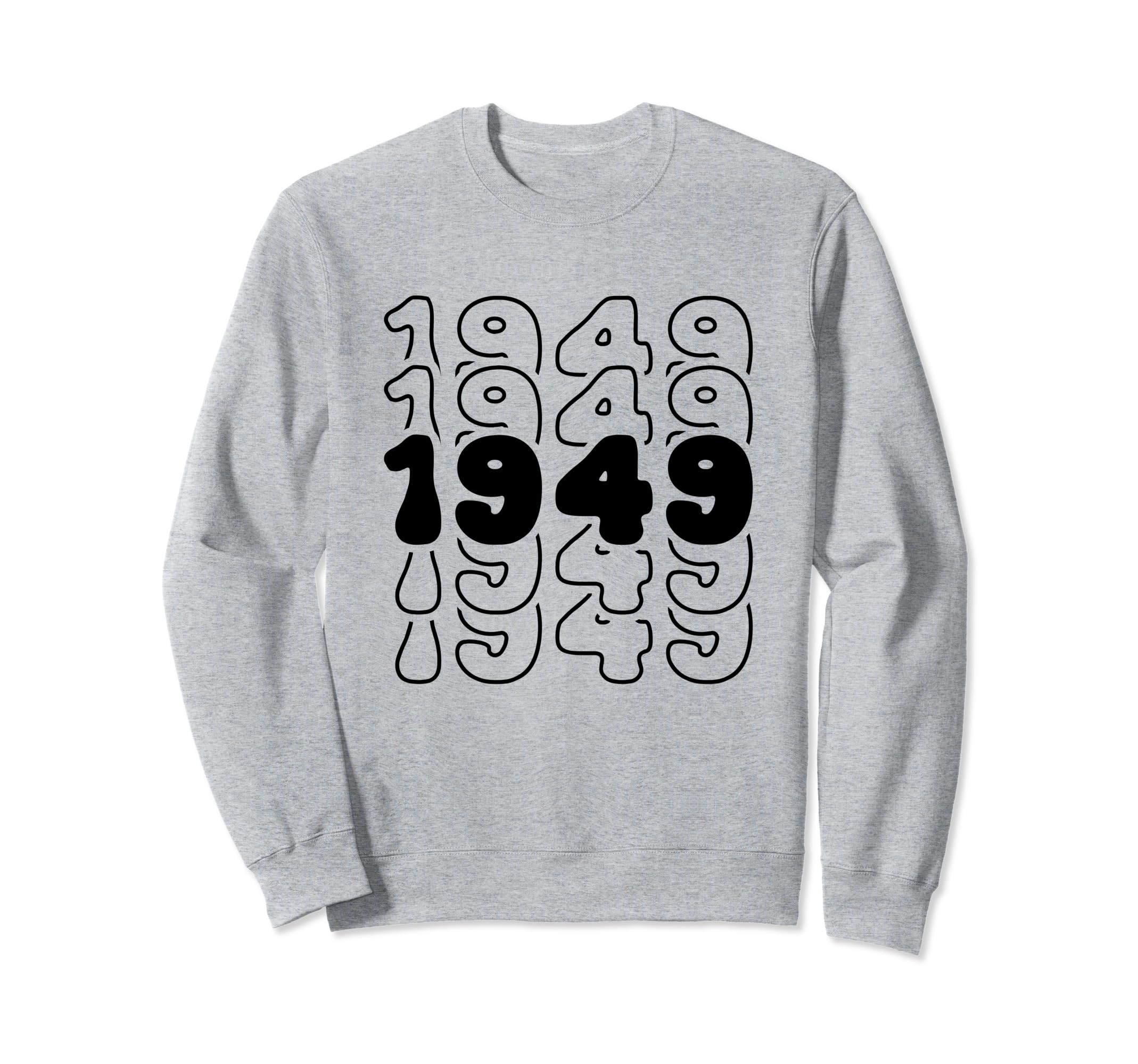 75 Year Old Groovy 75Th Birthday Boho Sweatshirt - Graphic Print Men Women - T-Shirt, Sweatshirt, Hoodie