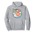Surfing Peach Soda Japanese Waves Vaporwave Hoodie - Unique Graphic Unisex - T-Shirt, Sweatshirt, Hoodie