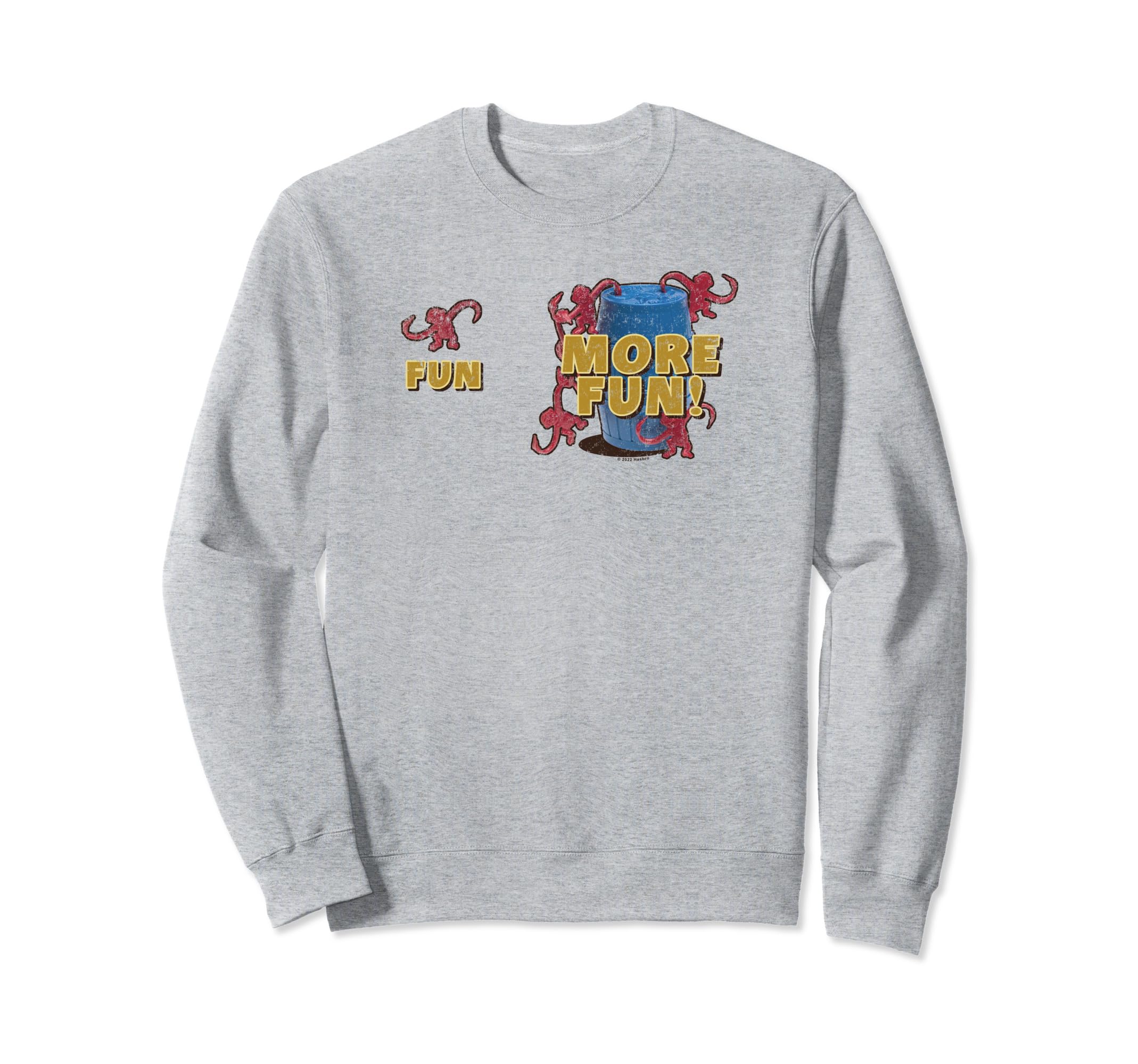 Barrel Monkeys Fun More Fun Sweatshirt - Custom Art Print for Adults - T-Shirt, Sweatshirt, Hoodie
