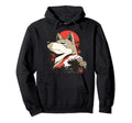 Japanese Anime Samurai Wolf Anime Manga Hoodie - Graphic Print for Adults - T-Shirt, Sweatshirt, Hoodie