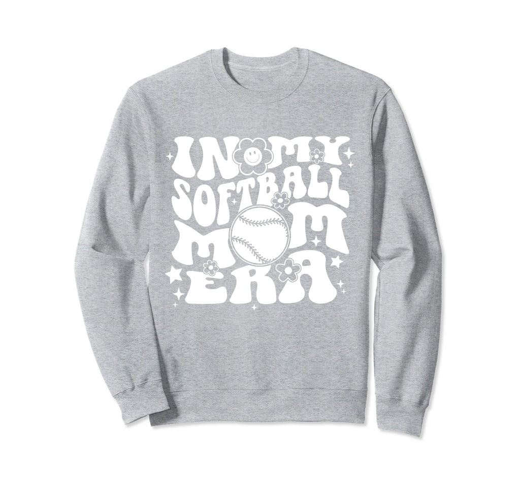 My Softball Mom Era Softball Mama Sweatshirt - Minimalist Print Men Women - T-Shirt, Sweatshirt, Hoodie