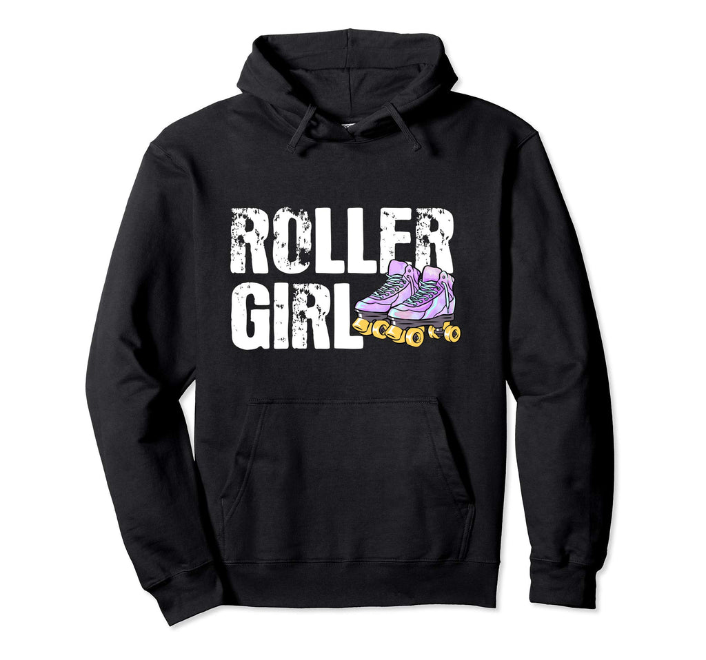 Roller Skating Theme Roller Skates Hoodie - Aesthetic Graphic Unisex - T-Shirt, Sweatshirt, Hoodie